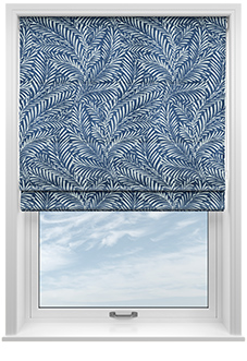 Acoustic Velvet, Classic Blue - Roman Blind